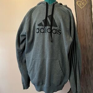 Adidas Grey Pullover Hoodie